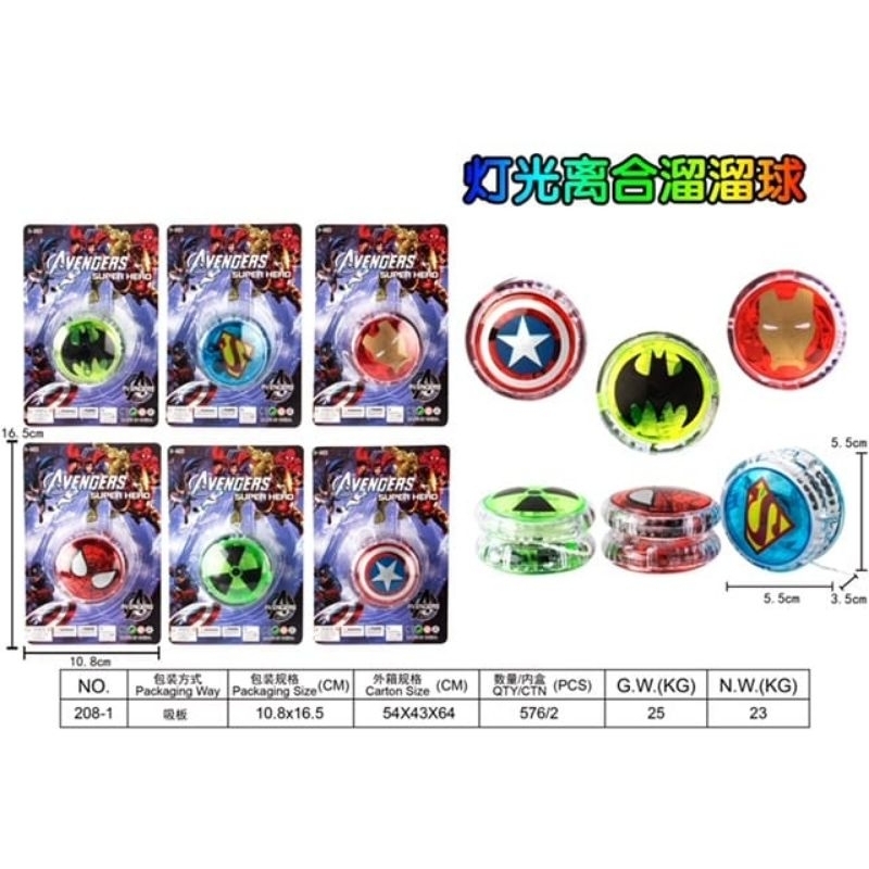 YOYO LAMPU LED LAMPU MAINAN YOYO ANAK