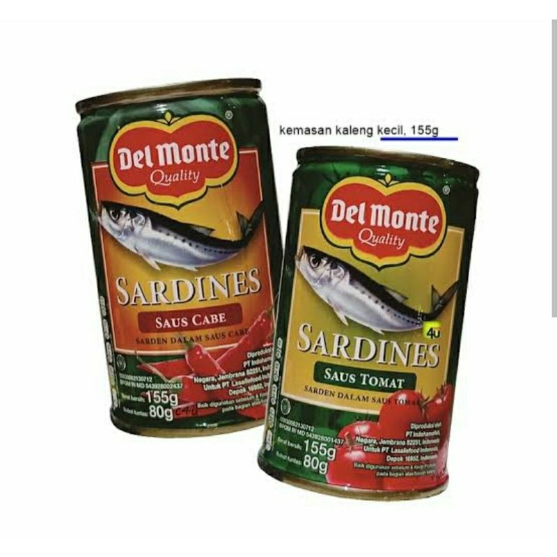 Delmonte Sarden Chili 155 gr