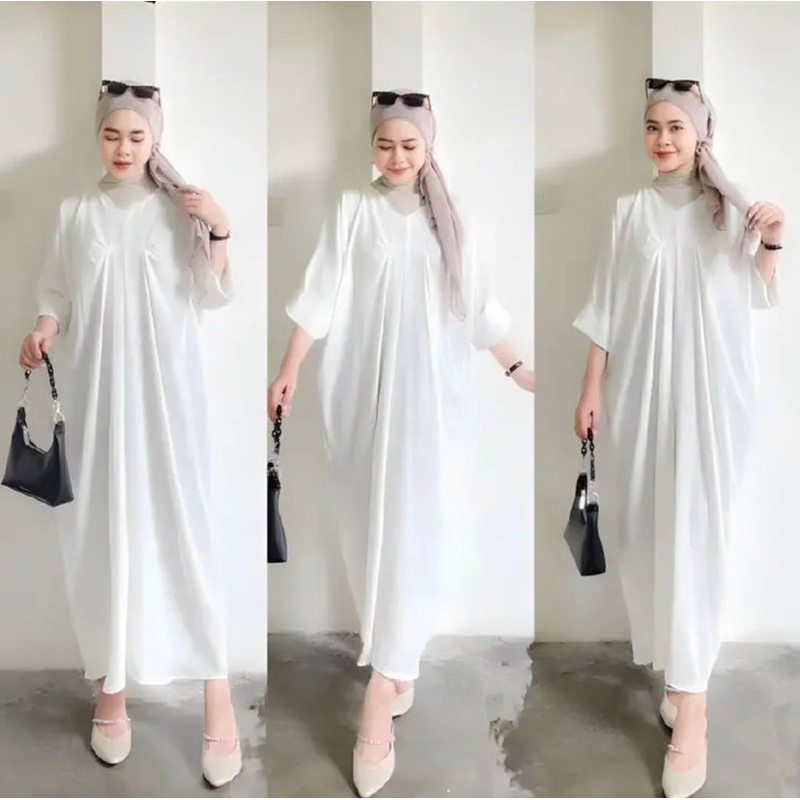 KAFTAN DRESS LEBARAN // AURA KAFTAN PREMIUM