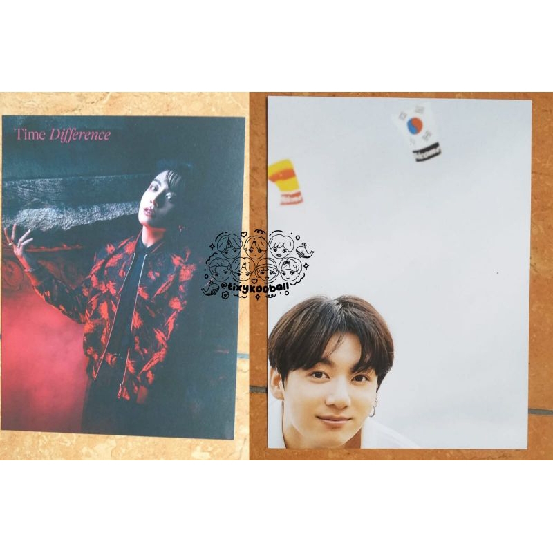 BTS MINI POSTCARD MINIPOS PHOTOFOLIO JUNGKOOK JK ME MYSELF AND JUNGKOOK DOUBLE SIDE