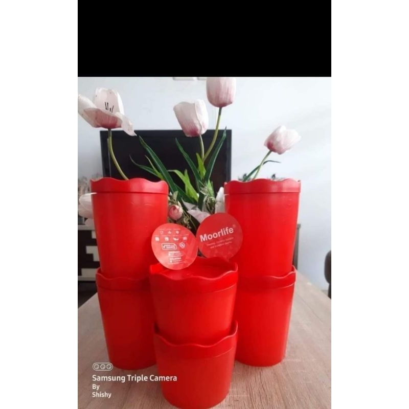 banafsha - toples mahkota Fiore moorlife merah