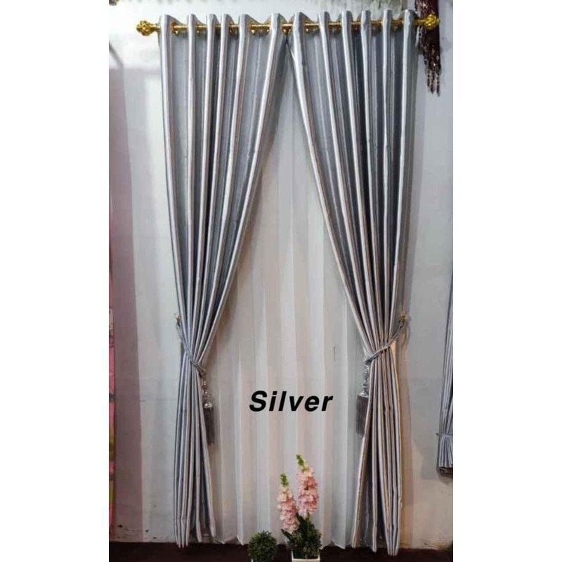 02 gorden tirai mewah tirai sultan gorden polos embos gorden ring gold gorden mewah