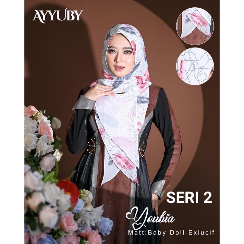 HIJAB HOODIE YOUBIA MOTIF BY AYYUBY