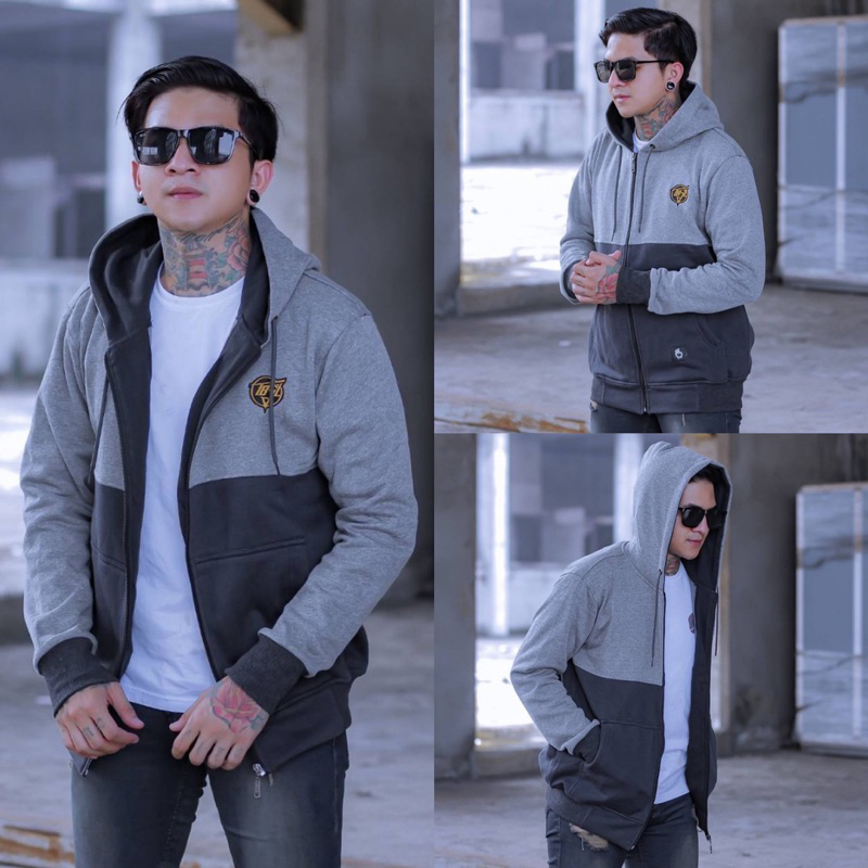 Jaket The Bojiel Jaket Zipper Kombinasi Jaket Hoodie Jaket Pria