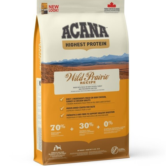 Acana Wild Prairie Dog 11,4 Kg / Dog Food Acana / Wild Prairie 11,4 Kg Acana