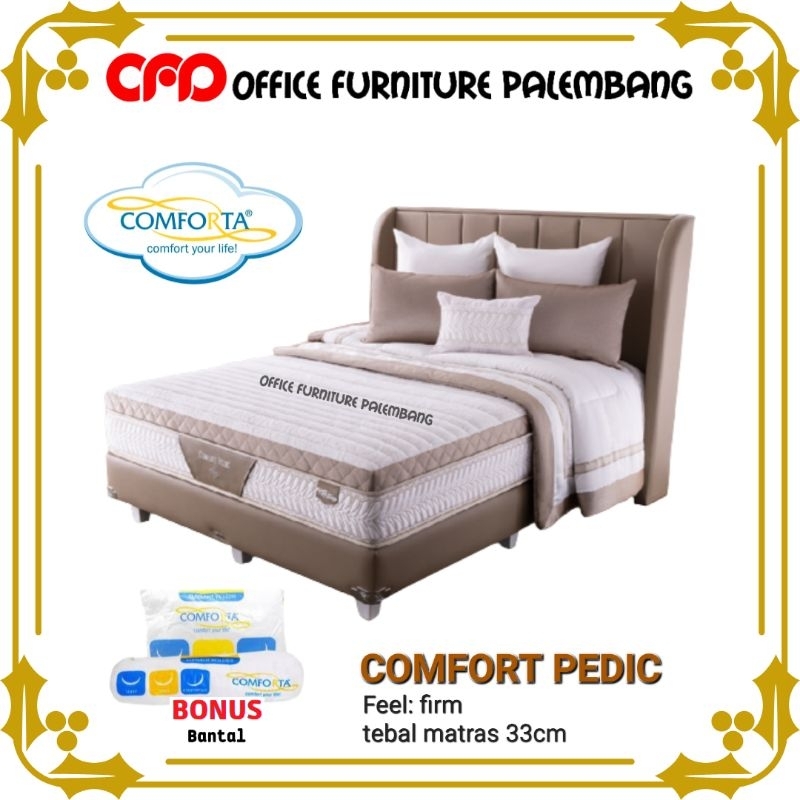 springbed comforta comfort pedic matras kasur spring bed pocket spring latex