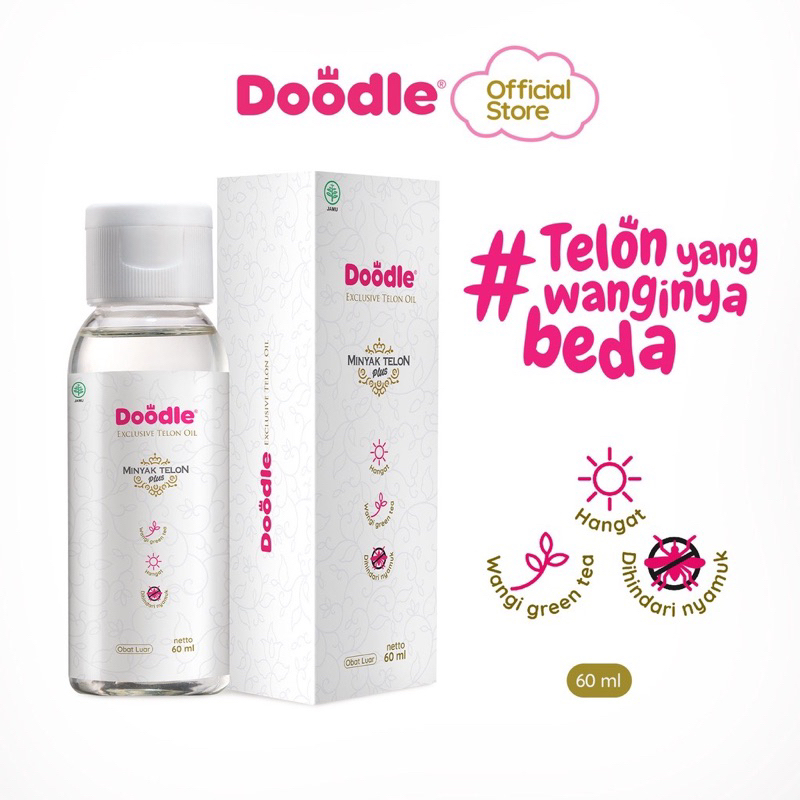 Doodle Exclusive Telon Oil (Minyak Telon) Greentea