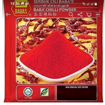 

Babas chilli powder / Bubuk Babas Cabai Import 250 Gram