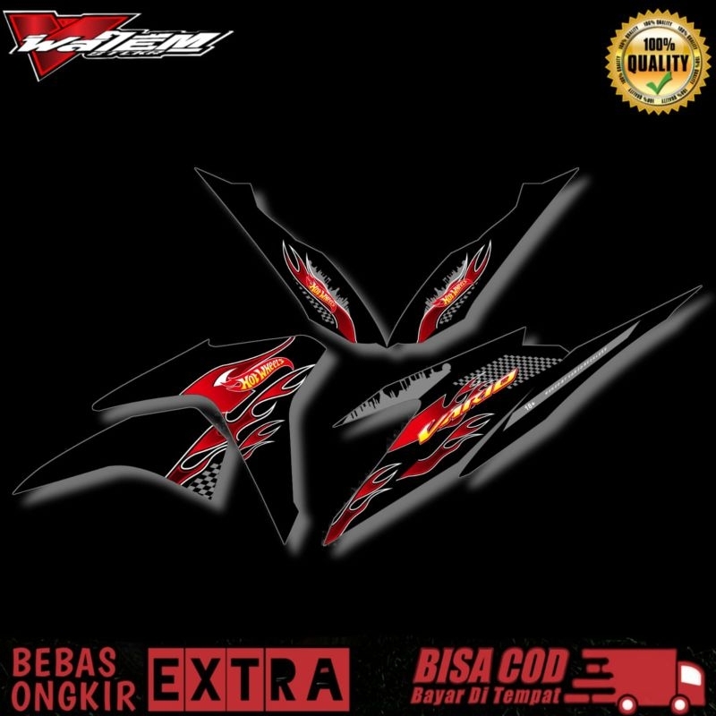STRIPING TRANSPARAN VARIO 125 OLD VARIO 125 BOHLAM CUSTOM HOTWHEELS