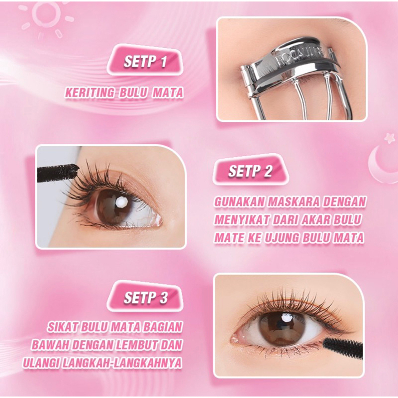 Pinkflash OhMyWink Maskara Day &amp; Night Lenghtening Volume Waterproof Longlasting Mascara