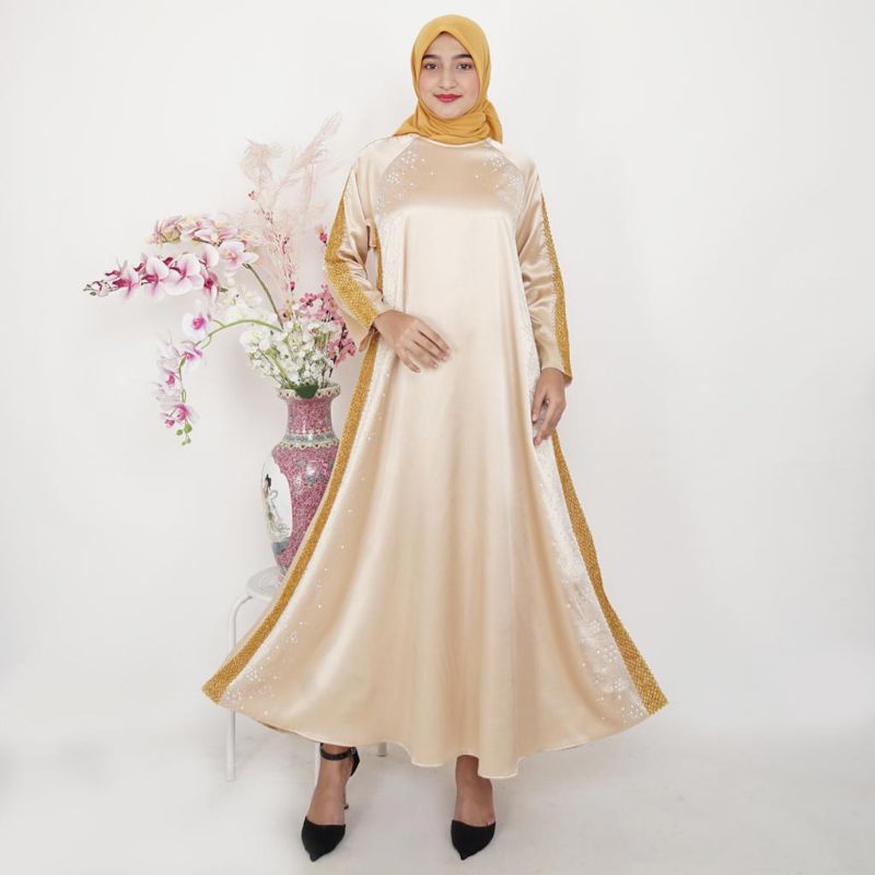 Gamis abaya arab bahan marbella