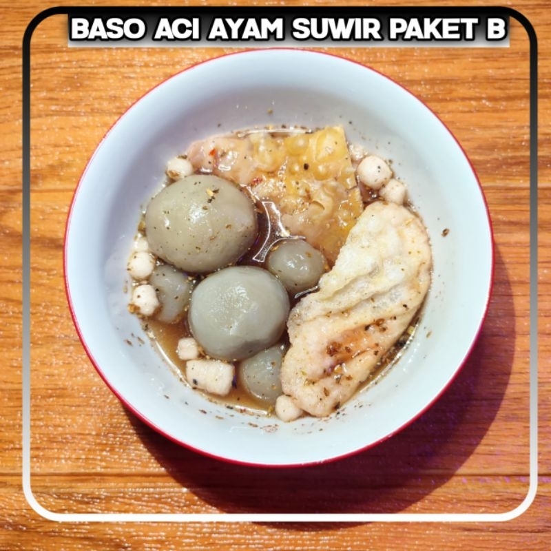 Bakso Aci Baso Aci Ayam Suwir Pedas Termurah!