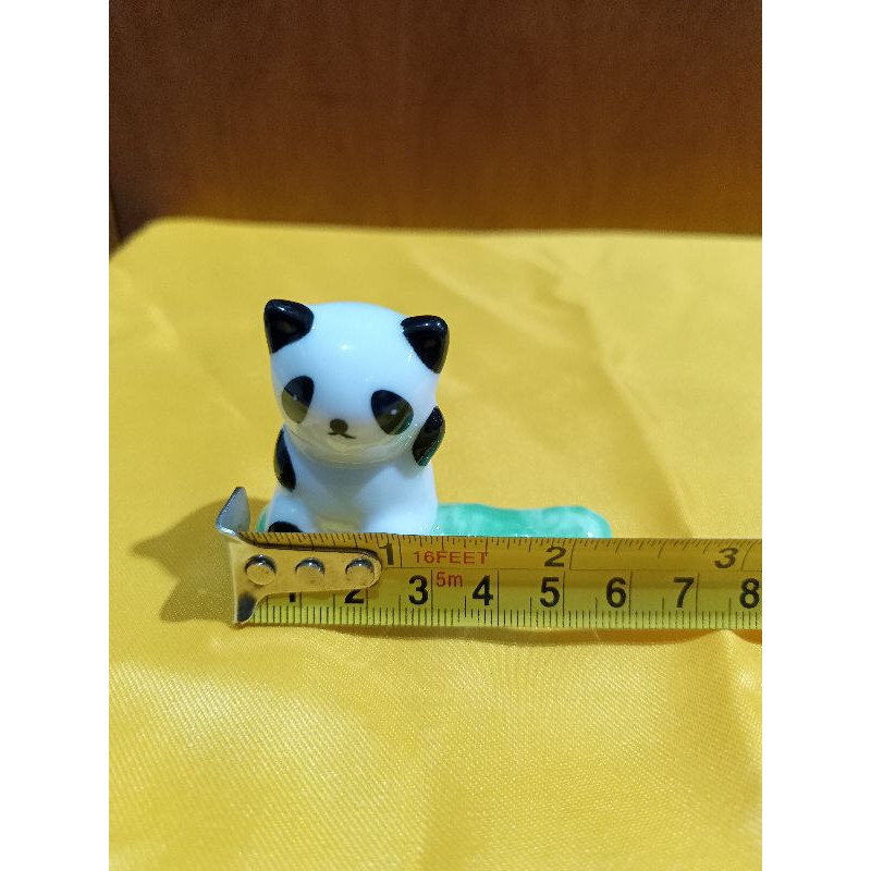 Tatakan Sumpit Keramik Panda / Pajangangan Miniatur Panda keramik