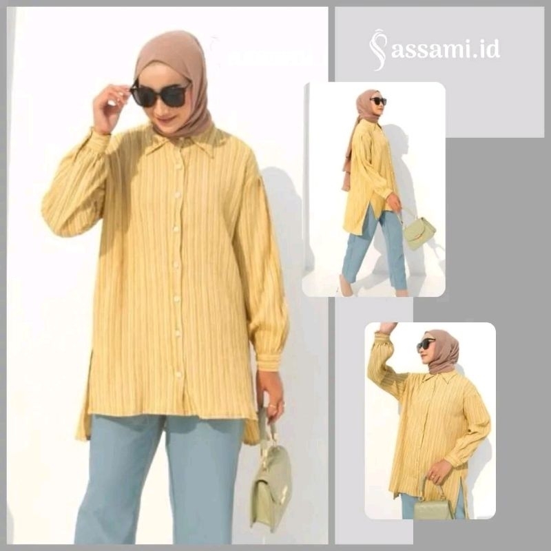 LADY TOP || ATASAN CRINKLE  ||  KEMEJA JUMBO