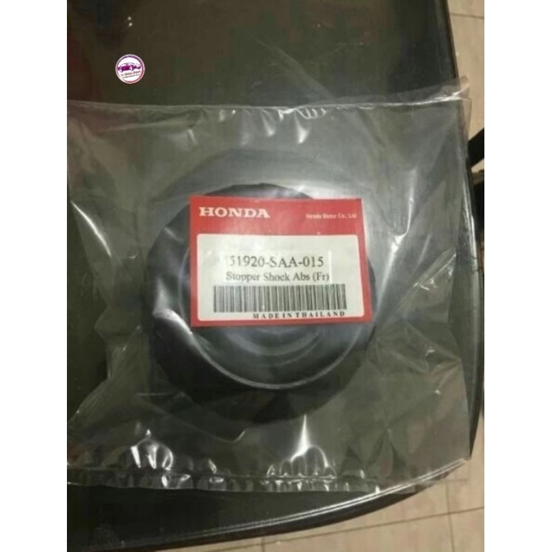 karet support shockbreaker depan jazz idsi/vtec, city idsi/vtec