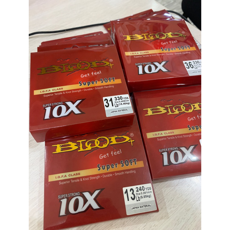 SENAR BLOOD 10X SUPER SOFT 240 -330 yds