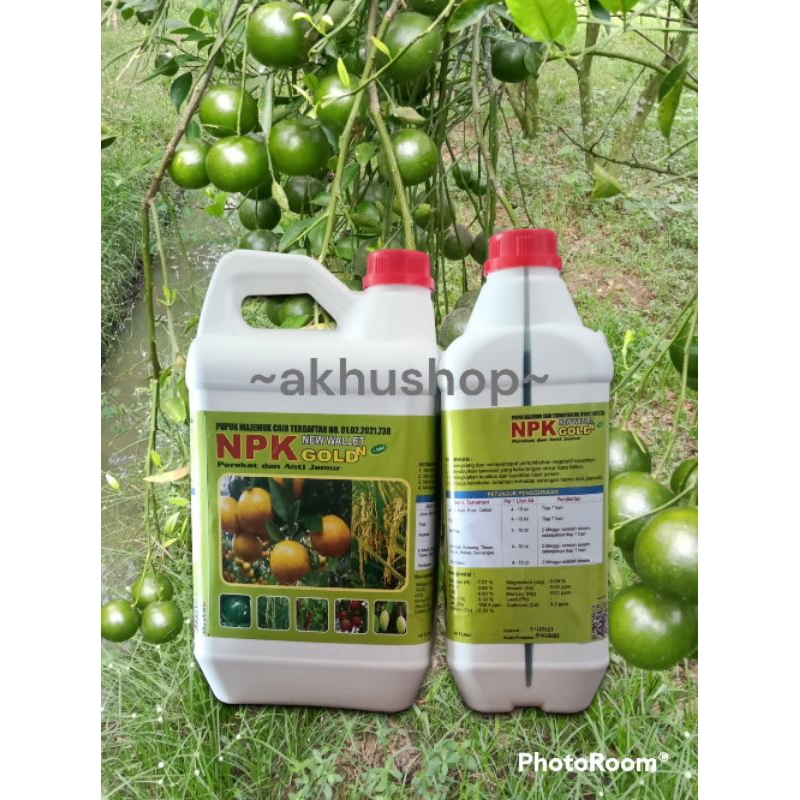 Pupuk cair NPK Gold + GA3 5 Liter