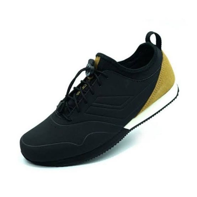 Sepatu League Hitam Vault Commuter Sneakers Cowo Pria Original