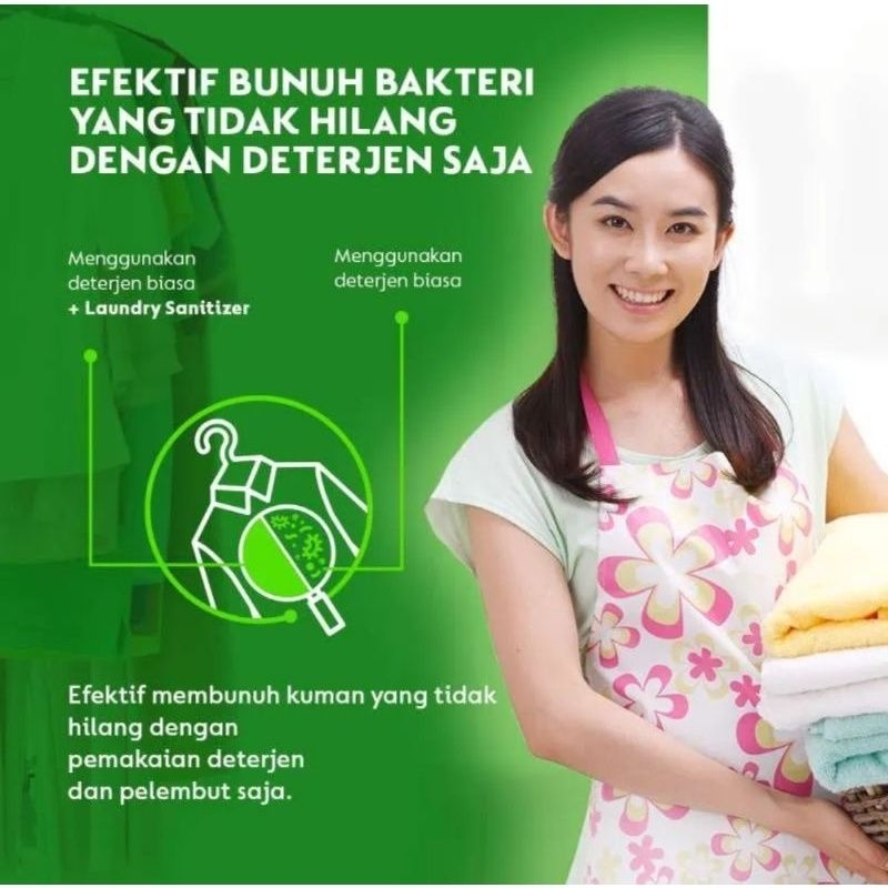 Dettol Laundry Sanitizer Disinfektan Pakaian