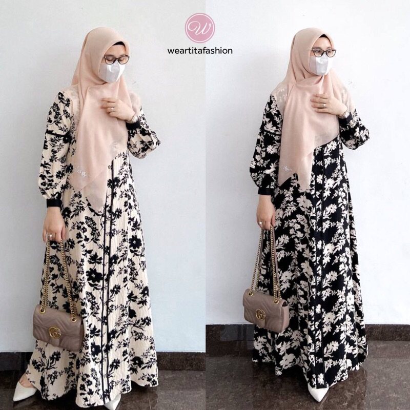 GAMIS YURA ORI SEKARARUM FASHION SEMARANG | ABAYALIST | ABAYA LIST