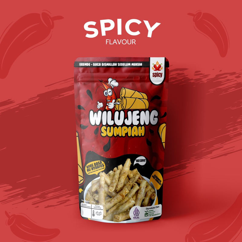 

Wilujeng Sumpia Pedas 175 gram