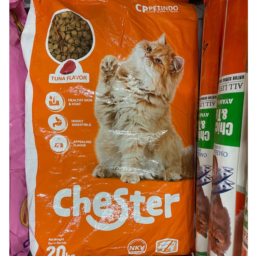 Chester Catfood dry makanan kucing 800 gr tuna original termurah