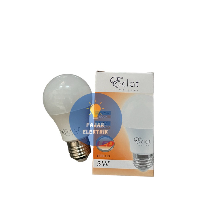 LAMPU LED BULB ECLAT 5 WATT WARM WHITE