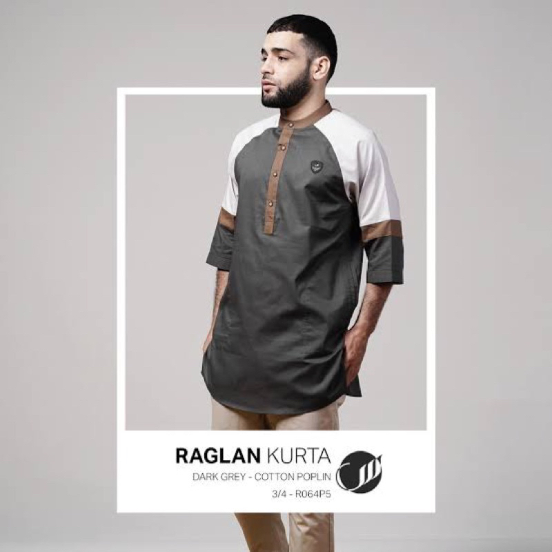 r064P samase kurta raglan dark grey