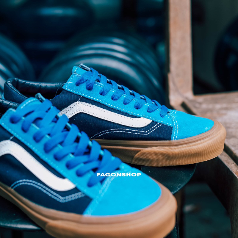 VANS STYLE 36 GUM TRUE NAVY/DRESS BLUE ORIGINAL 100%