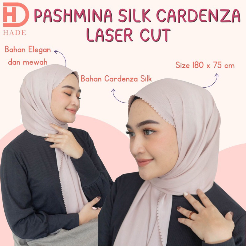 PASHMINA SILK LASER CUT / PASHMINA CARDENZA / PASHMINA SILK CARDENZA