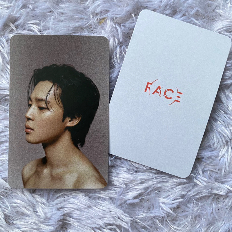 PHOTOCARD BTS JIMIN ALBUM FACE