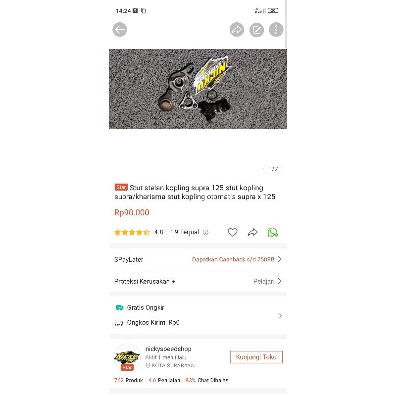 Stut stelan kopling supra 125 stut kopling supra/kharisma stut kopling otomatis supra x 125 stut kop