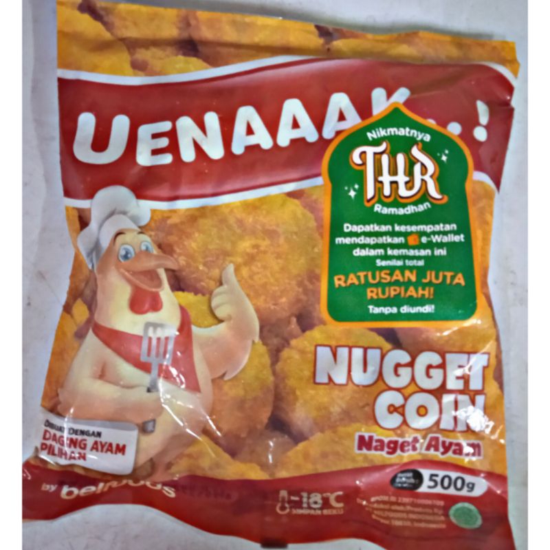 

Belfoods Uenaak Nugget Coin 500 gr