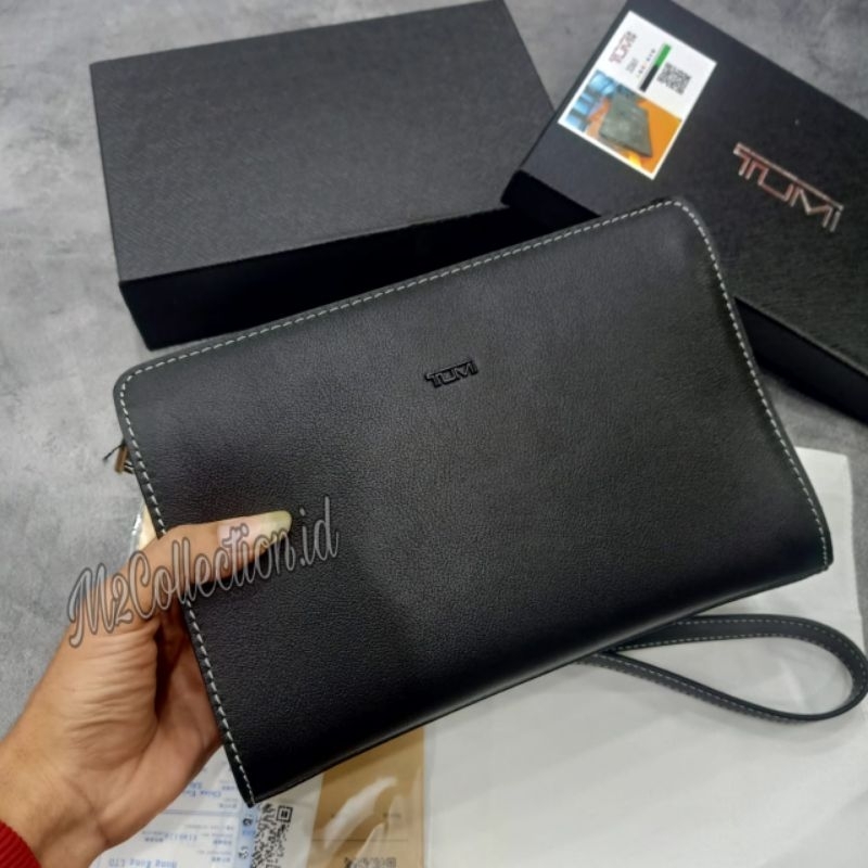 Handbag Tumi Kunci Kode Leather Clutch Tas Tangan Kulit Asli Premium Quality