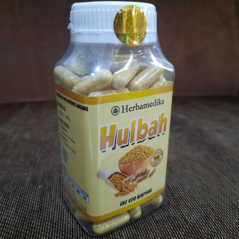 Kapsul Hulbah Fenugreek Herbamedika 120 Kapsul Pelancar ASI