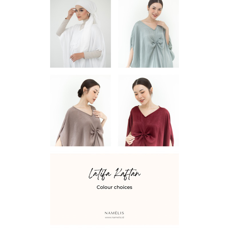 Latifa Kaftan by NAMÈLIS | Dress Kondangan/ Kaftan/ Baju Lebaran/ Outfit Idul Fitri/ Raya Collection/ Baju Hari Raya