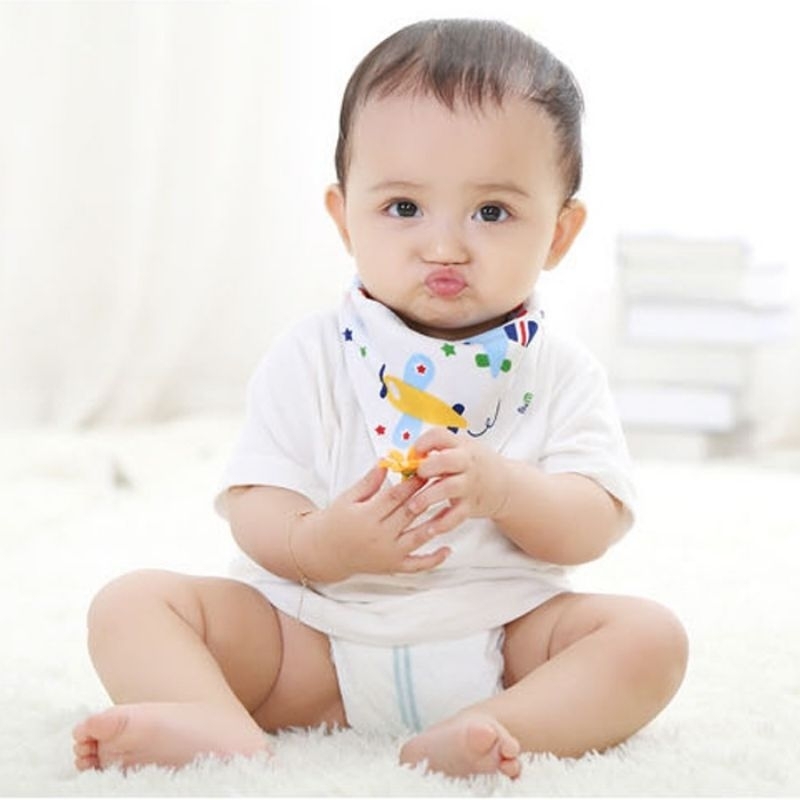 Slabber Segitiga Bayi / celemek makan bayi / Tatakan iler Bayi koboy / slayer bayi / Celemek koboy