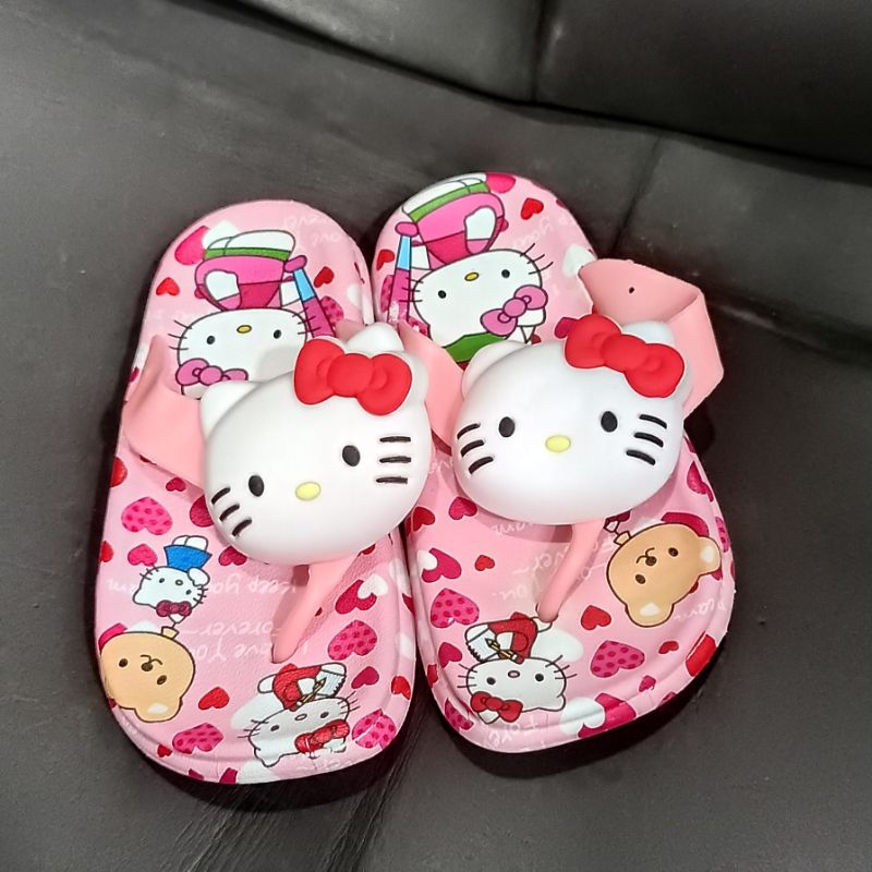 Sandal anak hello kitty Sandal import anak perempuan Sendal trendy wanita