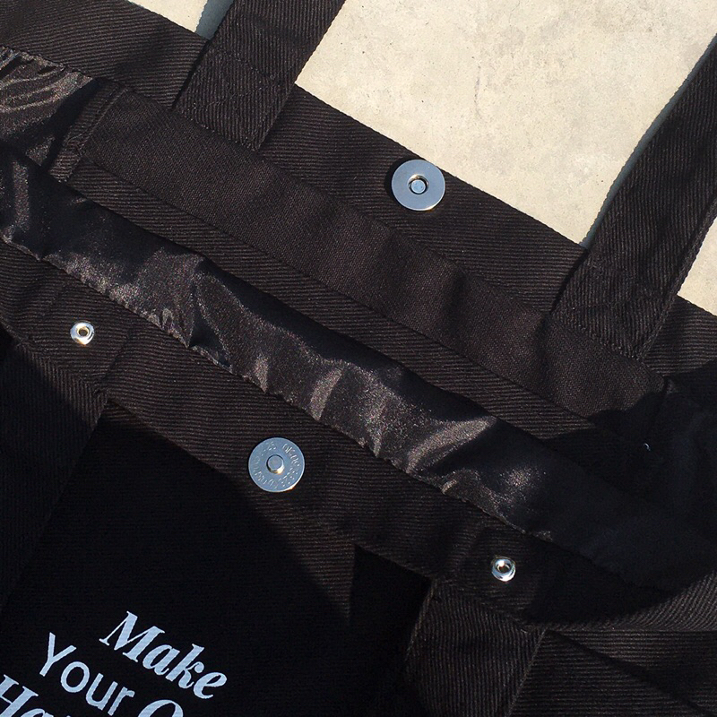 Happiness! 03 Black Totebag