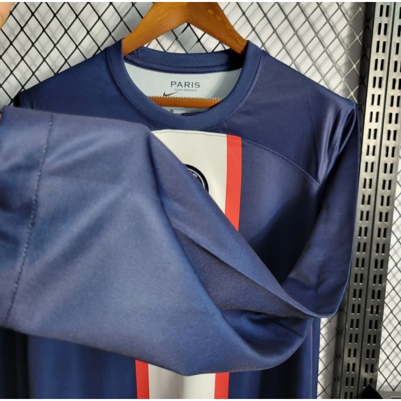 (LONG SLEEVE) JERSEY PSG HOME LS NEW 2023 BAJU BOLA LENGAN PANJANG GO GRADE ORIGINAL IMPORT MUSIM 22