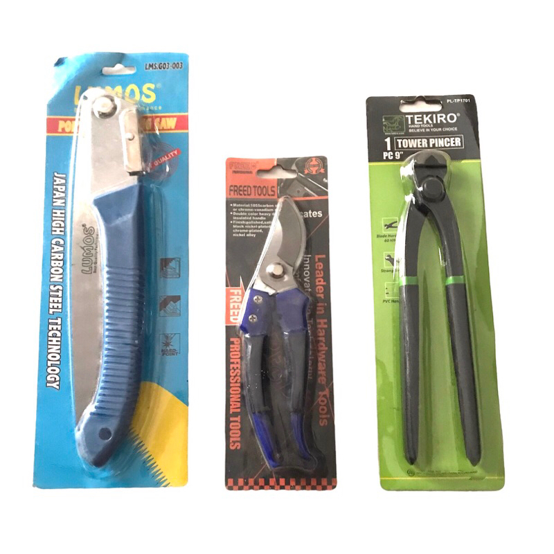 Paket Alat Bonsai Gunting dahan gergaji catok bonsai tajam