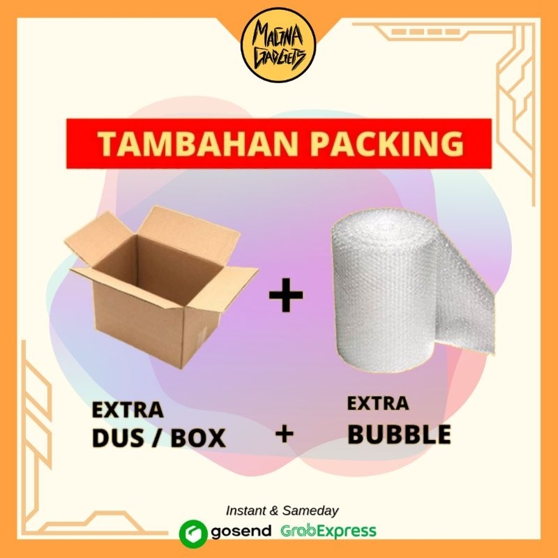 EXTRA BUBBLE WRAP &amp; DUS TAMBAHAN BUBBLE WRAP BERLAPIS