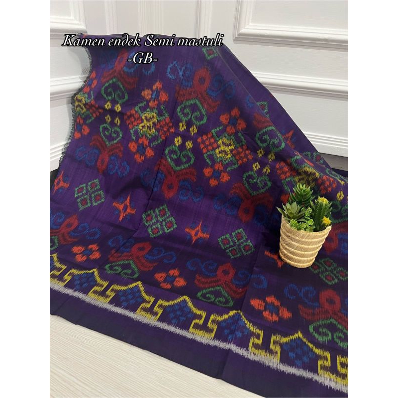 Kamen endek semi mastuli lembaran