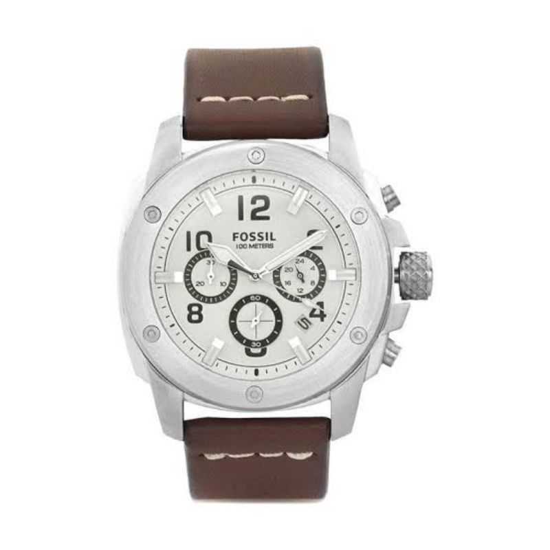 Jam Tangan Pria Fossil Chronograph Tali Kulit