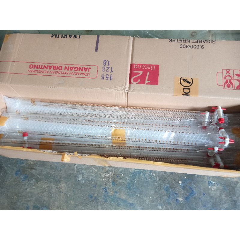 buret 50 ml kran teplon pyrex