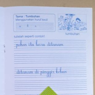 Buku Belajar Menulis Tegak Bersambung HVS Murah