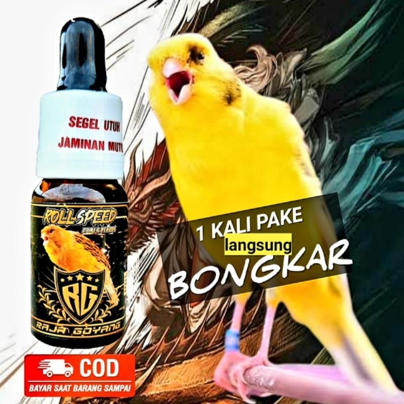 Vitamin burung kenari /rolll speed RG/suplemen burung kenari/vitamin kenari raja goyang untuk semua 