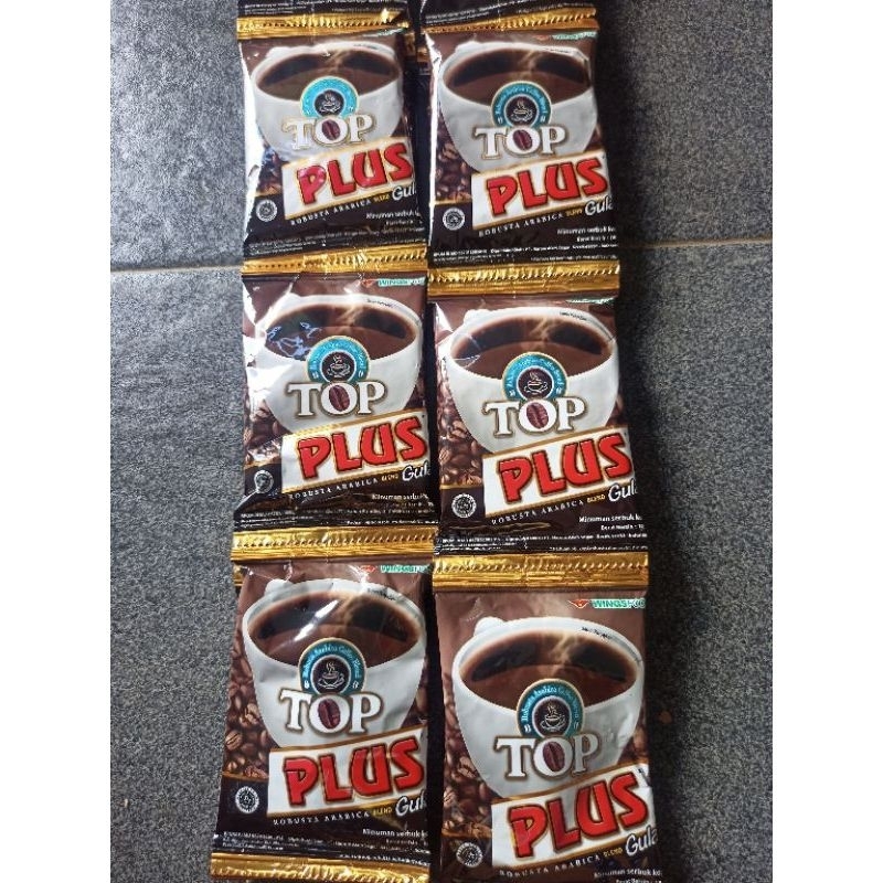 

kopi top plus renteng isi 10sachet*18gr