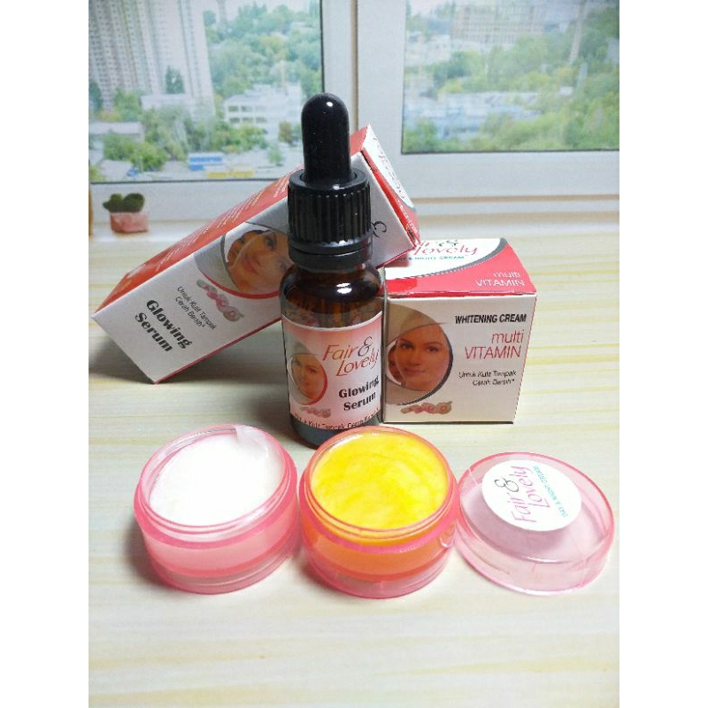 SERUM DAN CREAM ||CREAM FAIR&LOVELY + SERUM GLOWING