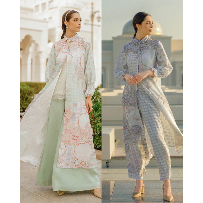 BENANG JARUM FESTIVE PUFFY LACE DRESS RAYA 2023